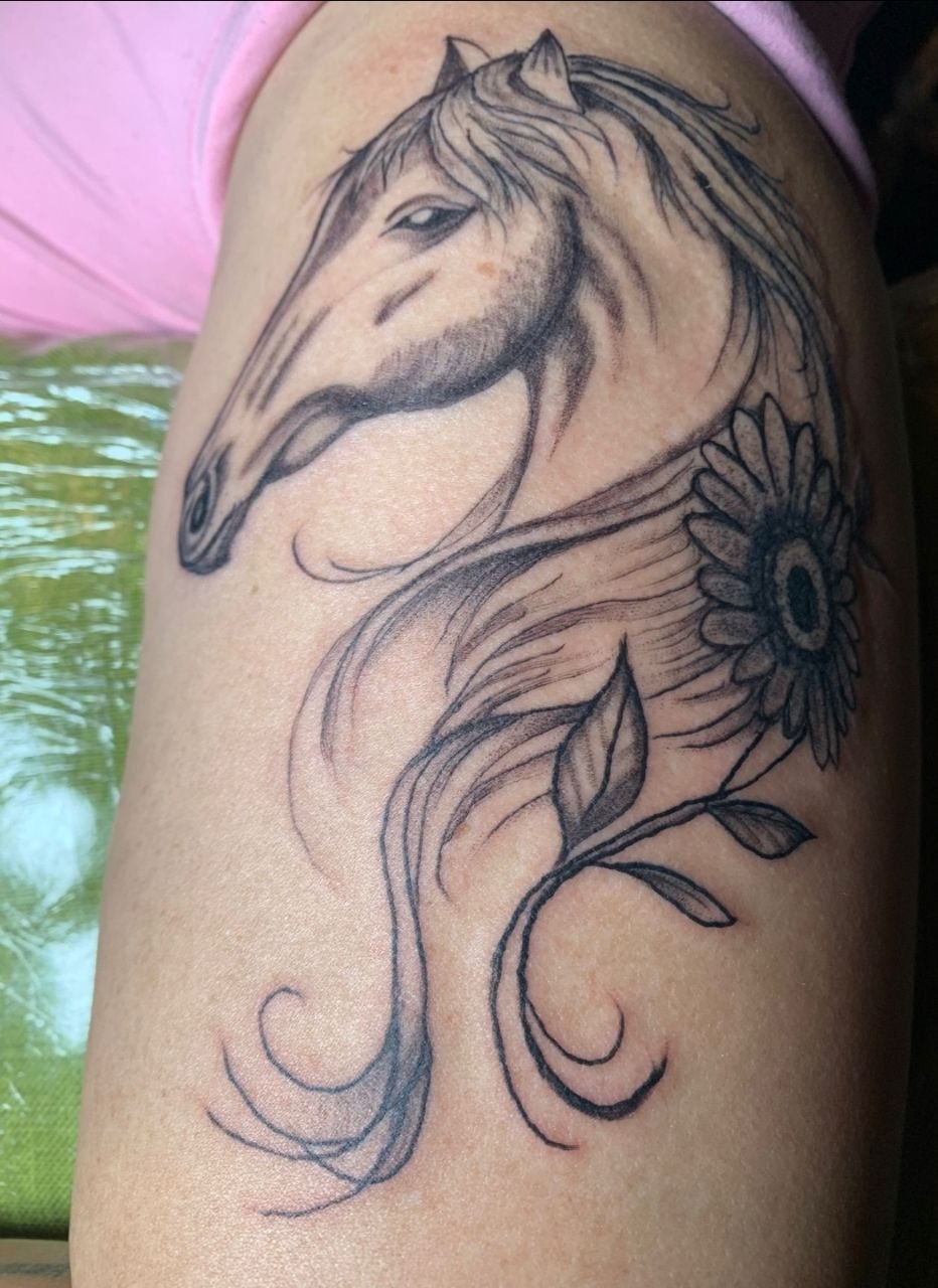 Tattoo Beispiel Blumen